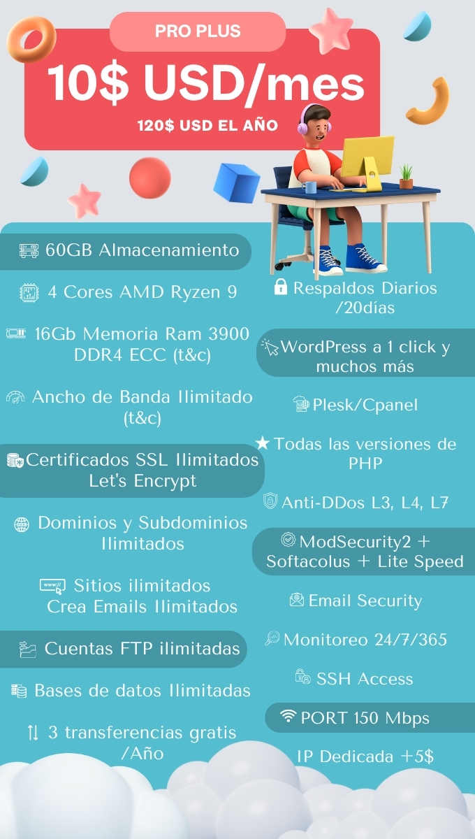 PLANES DE HOSTING WEB, SERVIDORES DEDICADOS, BUSCA TU DOMINIO.COM, VPS CLOUD (2)