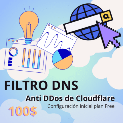 Filtro DNS anti DDos de Cloudflare - Configuracion inicial plan free.